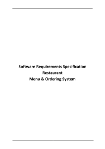 Software Requirements Specification Rest