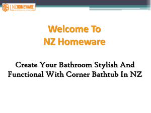 Enhance Your Bathroom With Corner Bathtub In NZ