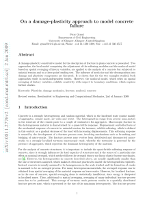 On a damage-plasticity approach to model concrete failure