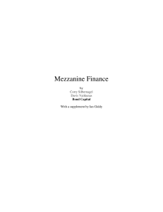 Mezzanine Finance Explained