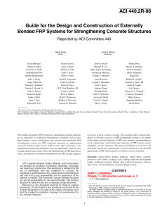 Guide for the Design and Construction of Externally Bonded FRP Systems for Strengthening Concrete Structures