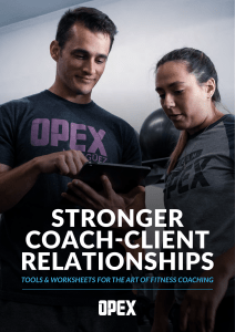 Stronger Coach-Client Relationships OPEX Fitness Free Guide