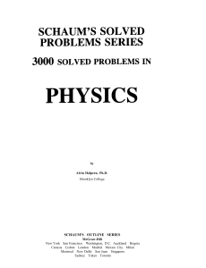 3000 solved problems in physics