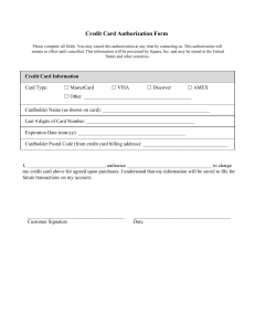 card on file authorization