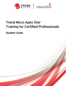 pdfcoffee.com trend-micro-apex-one-training-for-certified-professionals-student-guidepdf-pdf-free