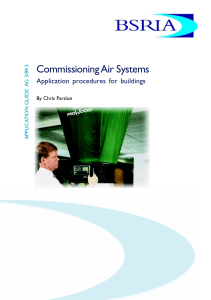 BSRIA Commissioning of Air system- AG 3-89.3