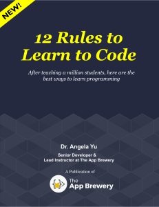 12 rules to code