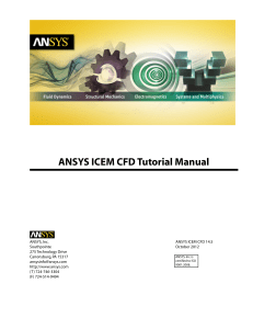 ANSYS ICEM CFD Tutorial: Hexa Mesh Generation