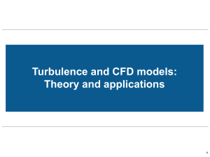 cfd MODELS : tHEORY AND APPLICATIONS