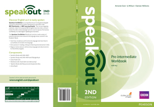 Speakout 2nd Pre-Intermediate Workbook