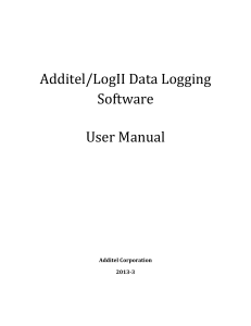 Additel LogII User Manual