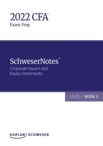 Corporate Issuers and Equity Investments by Kaplan Schweser (z-lib.org)