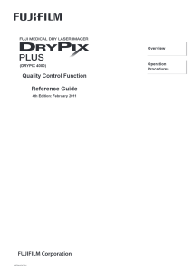 DryPix Plus (4000) QC Function Guide   Manualzz