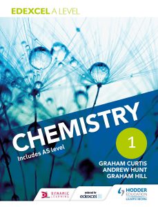 Edexcel A Level Chemistry 1 by Hunt, Andrew Curtis