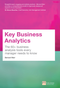 Bernard Marr Key Business Analytics The