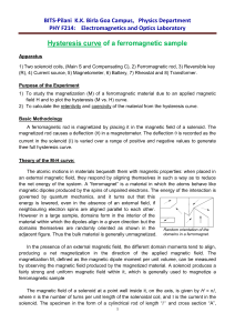 Lab Manual-Hysteresis curve v.Aug.2023