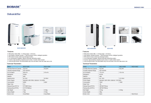 Dehumidifiers