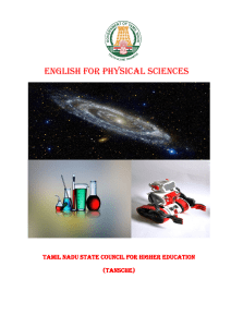Addon Course - English for Physical Sciences (1)