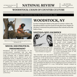 Example Woodstock Reporter News Article