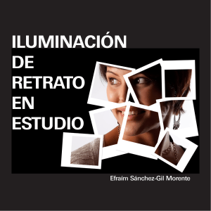 25. Iluminación de retrato en estudio autor Efraím Sánchez-Gil Morente