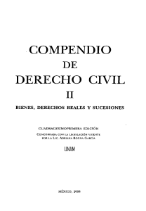 COMPENDIO DE DERECHO CIVIL II – RAFAEL ROJINA VILLEGAS