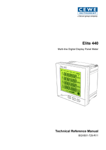 Elite 440 Technical Reference Manual R11