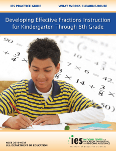 Developing Effective Fractions Instruction-1 (1)