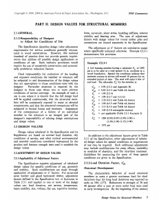 NDS 1997 Commentary Part 2 - Design Values