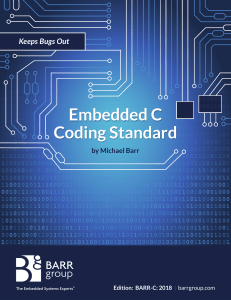 barr c coding standard 2018