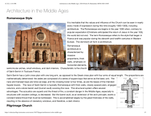 Architecture in the Middle Ages - Intro To Humanities