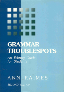 Ann Raimes - Grammar Troublespots  An Editing Guide for Students, 2nd Edition-Cambridge University Press (1998)