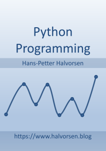 Learn Python. 