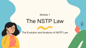 Module-1-The-NSTP-Law
