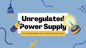 Unregulated-Power-Supply