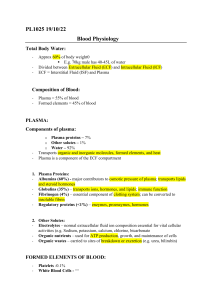 Blood Physiology: Composition, Function, and Immunity