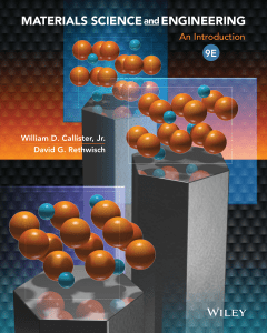 Callister - Fundamentals of Materials Science and Engineering, 9 Edición
