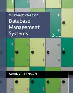 Fundamentals of Database Management Systems 2ed [2011]
