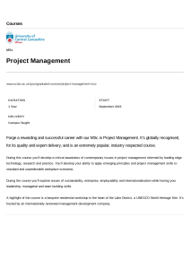 project-management-msc
