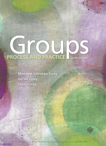 Groups Process and Practice