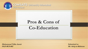 Pros & Cons of Co-Education