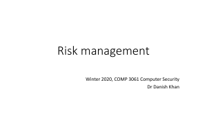 1-Risk management