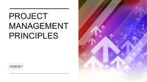 Project Managament Principles