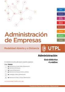 Guía didáctica adminsitarcion