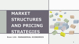 6. Market Structures