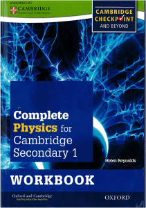 Complete Physics for Cambridge Secondary 1 Workbook