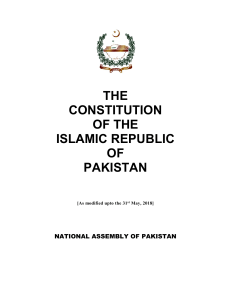 constitution of Pakistan 1973