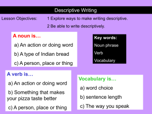 descriptive writing 1