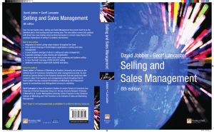 Selling and Sales Management 8th Edition