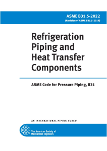 ASME B31.5-2022