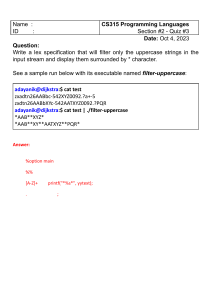 CS315-02 Quiz 3